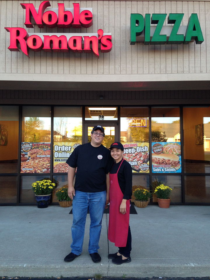 Chris and Jeanette Gallardo are the new owners of Noble Romans in Zionsville. (Submitted photo)