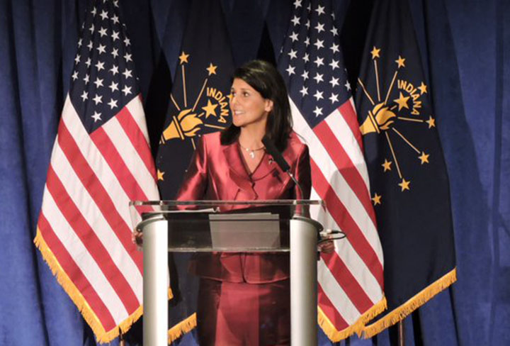 S.C. Gov. Nikki Haley addresses racial equality at Indiana GOP Fall Dinner in Carmel