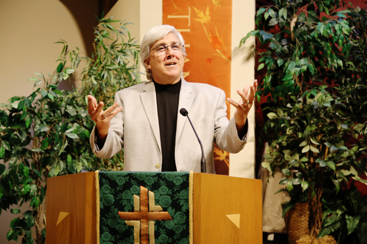 Jerry Zehr is pastor at Carmel Christian Church. (Photo by Feel Good Now)