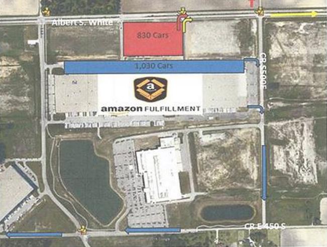 Whitestown Police Department releases plan to deal with Amazon Fulfillment Center holiday traffic