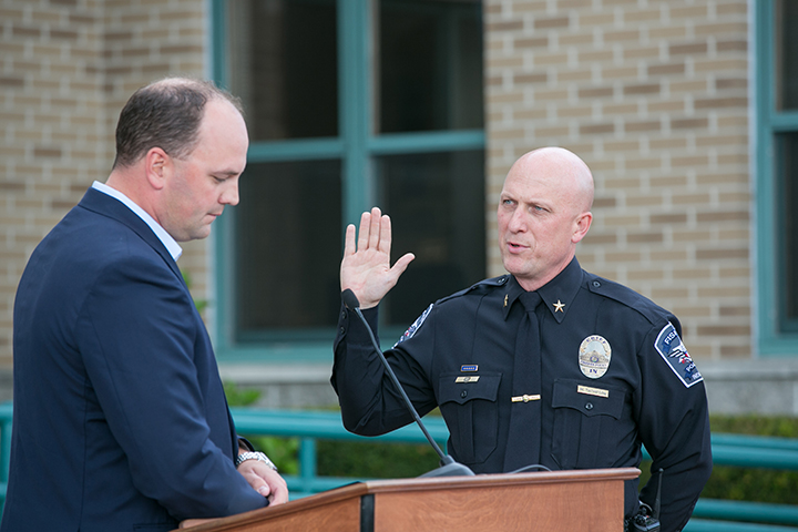 The Future of Law Enforcement: Mitch Thompson becomes the chief of the Fishers Police Dept.