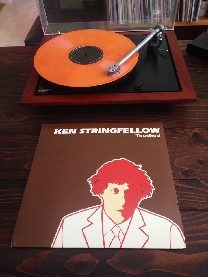 The orange-cream vinyl record is a special edition from Azucar Records. (Submitted photo)
