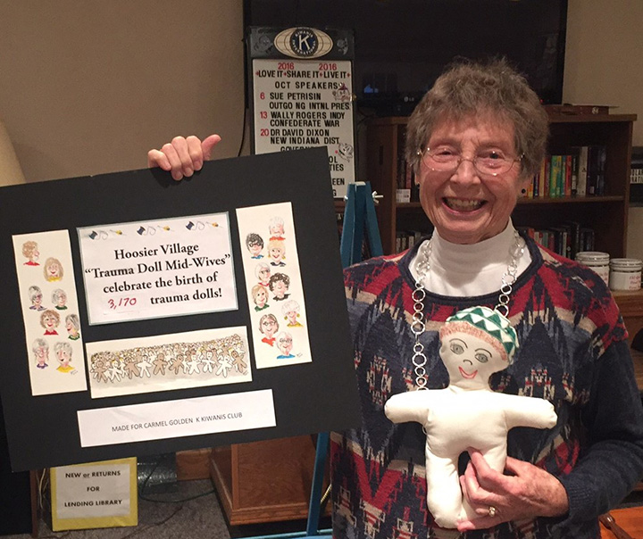 Hoosier Village group makes trauma dolls to provide hope, help for kids
