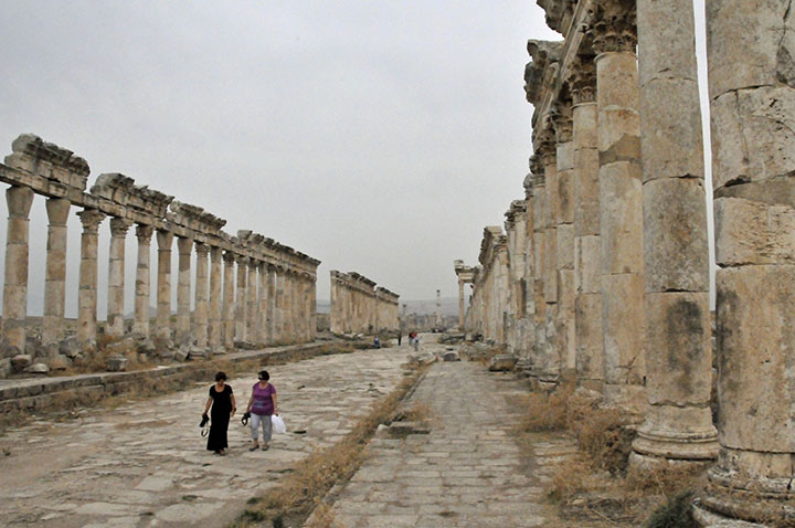 Cardo Maximus in Apamea, Syria (Photo by Don Knebel)