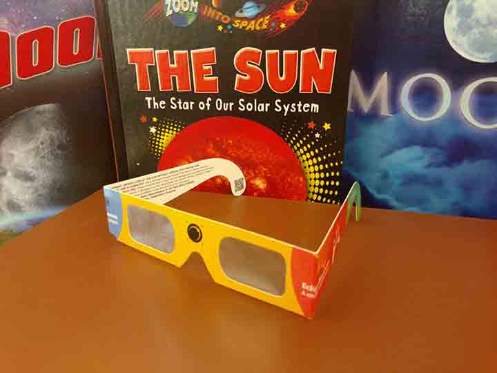 Library out of eclipse-viewing glasses, offers other options