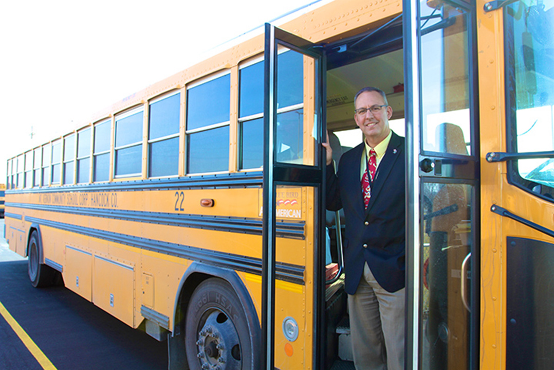 Mt. Vernon Community School Corp. Supt. Shane Robbins’ last day at the district will be June 30. (File photo)