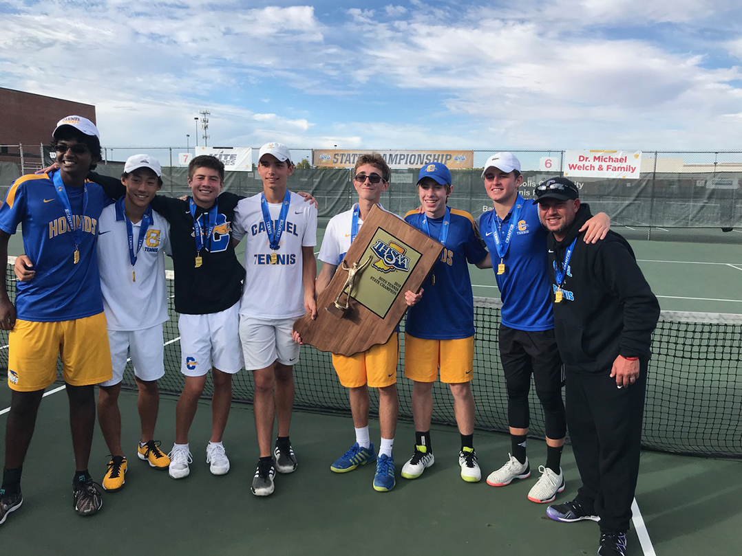 Depth helps Carmel High School boys tennis team capture 4th consecutive state title