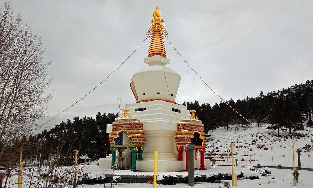 Column: A stupa in the mountains