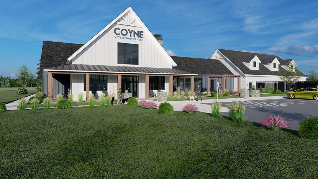 Coyne Veterinary Clinic breaks ground