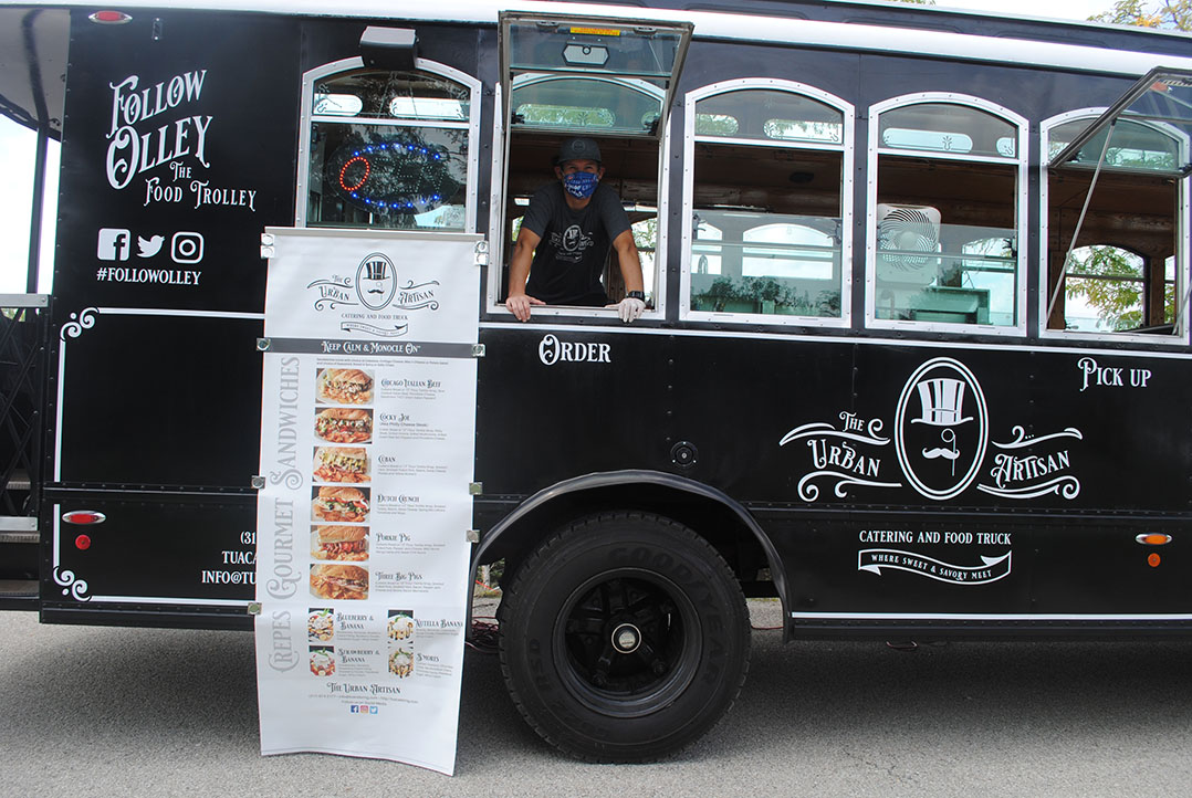 Trolley takeout: Couple converts antique vehicle into food truck