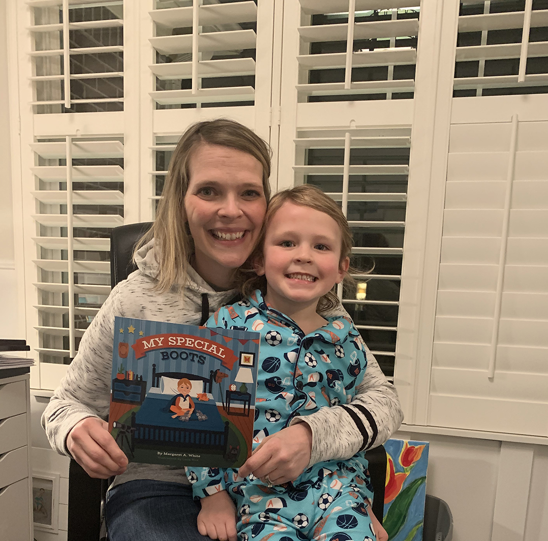 Correcting clubfoot: McCordsville resident publishes children’s book about son’s “special boots”