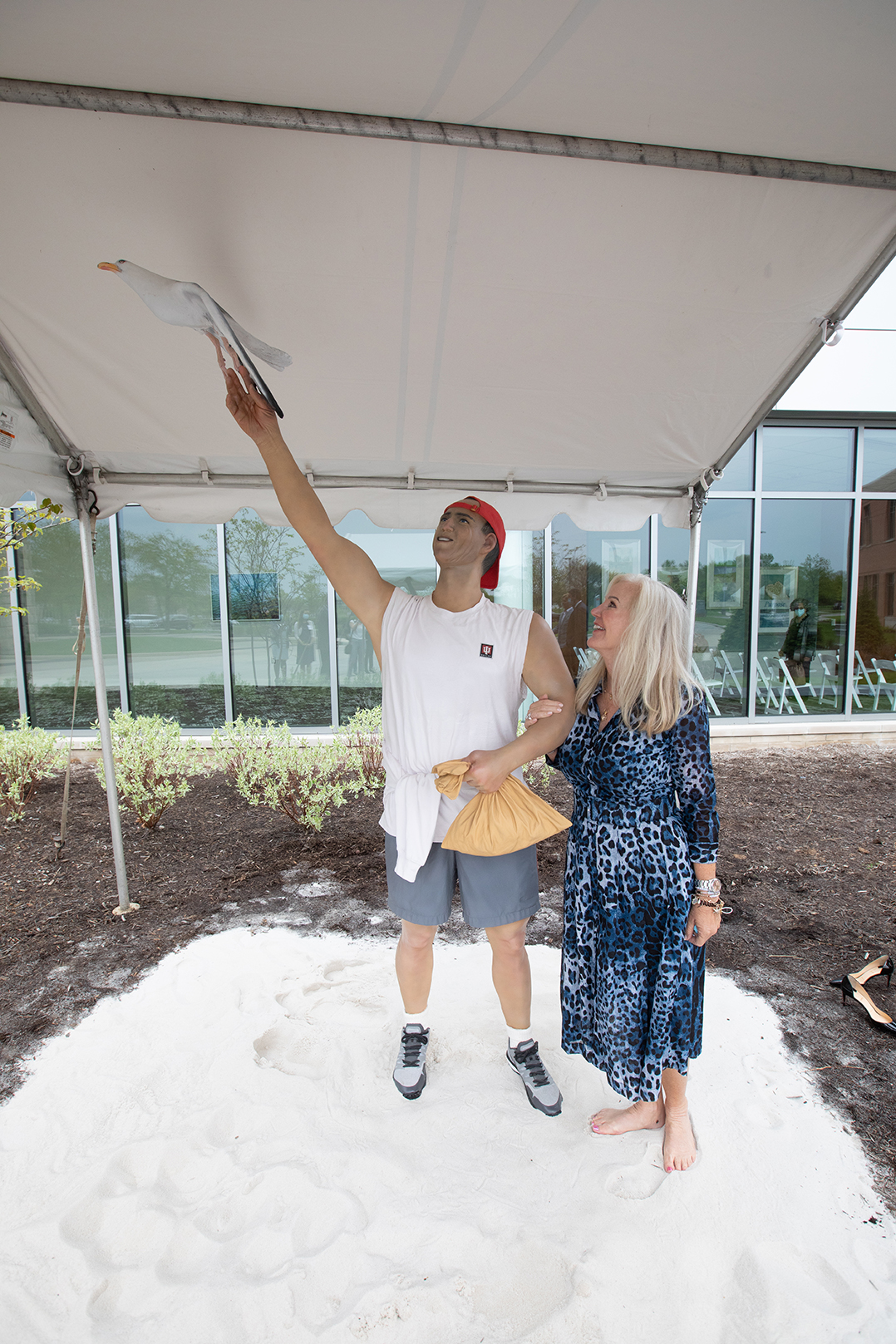 Late sculptor’s final works unveiled at Carmel cancer center