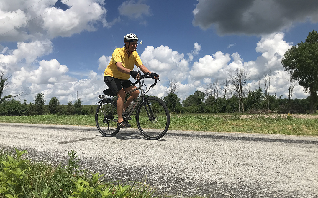 Riding on: Fishers man is riding his bike 25k miles to raise money for overseas children’s home