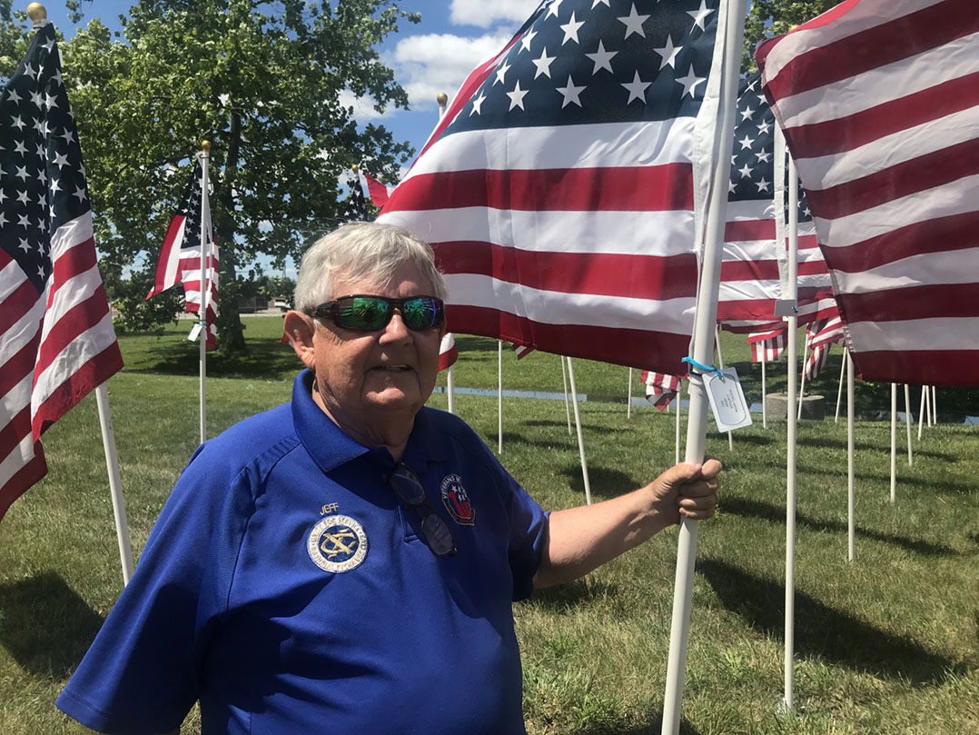 Sea of flags: Field of Honor display elicits emotional memories for those involved