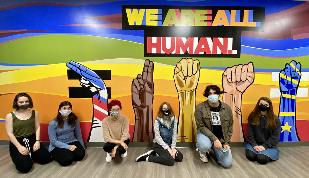Snapshot: Noblesville High School students complete ‘We Are All Human’ mural