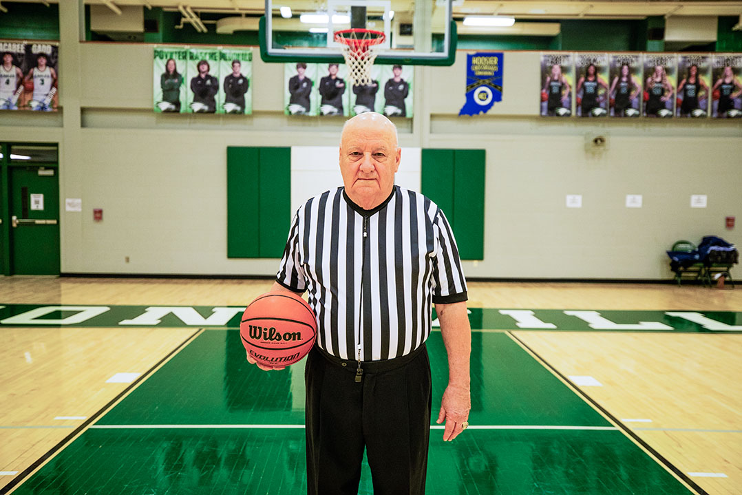 Good call: Longtime referee shares expertise as Indiana Basketball Hall of Fame president