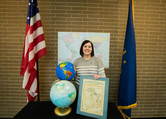 Mapping success: Mt. Vernon teacher named Indiana Middle School Geography Teacher of the Year