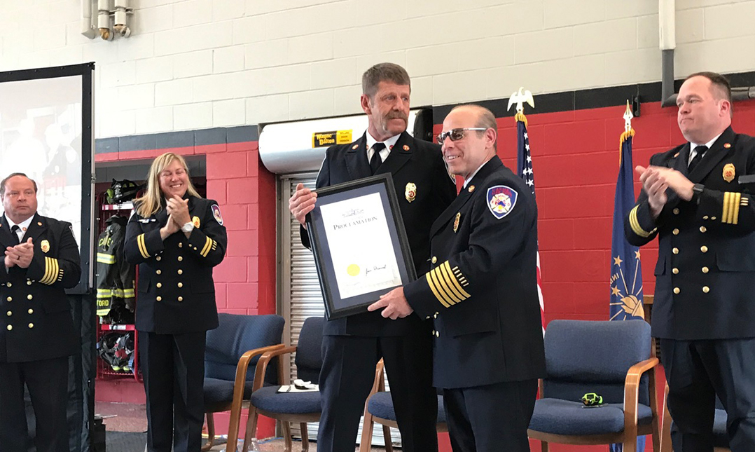 Carmel firefighter ends memorable 40-year career