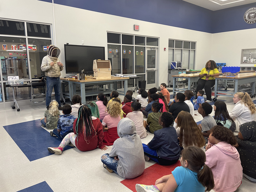 Something’s Abuzz: Indian Creek Elementary Students learn about the importance of bees