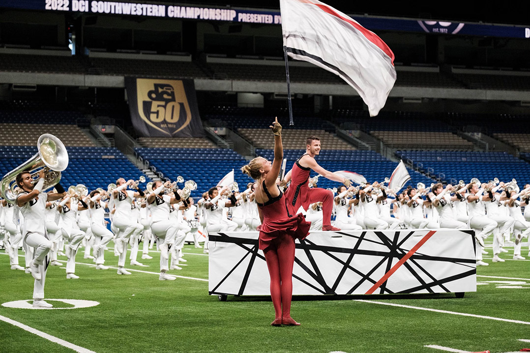 Marching on: Fishers resident participates in traveling color guard