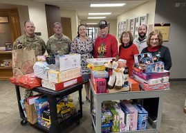 Snapshot: Church donates toys to military families