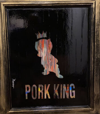CIN COM 0314 mozzy nickel plate arts Pork King Love
