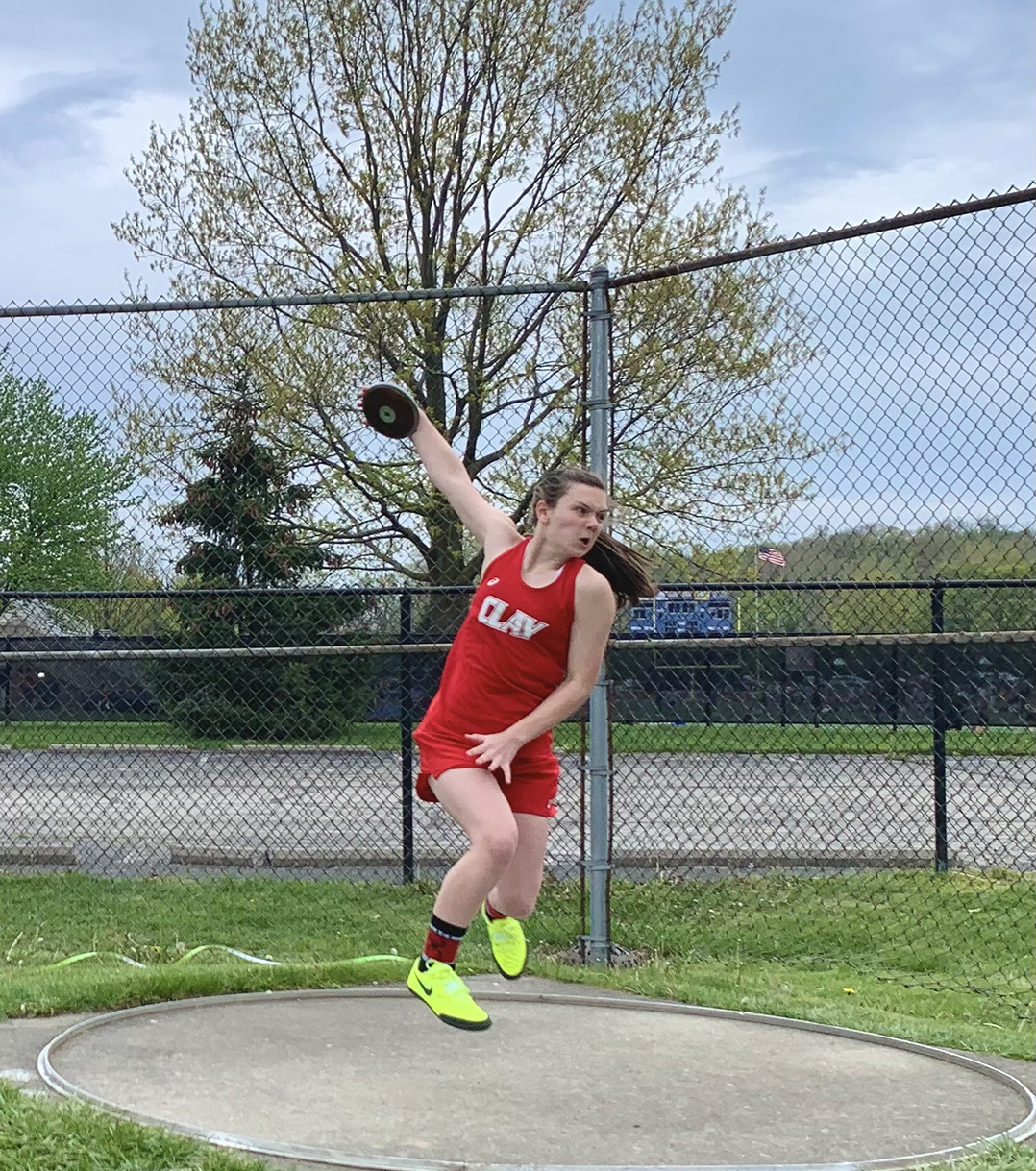 Clay Middle School thrower unbeaten for career