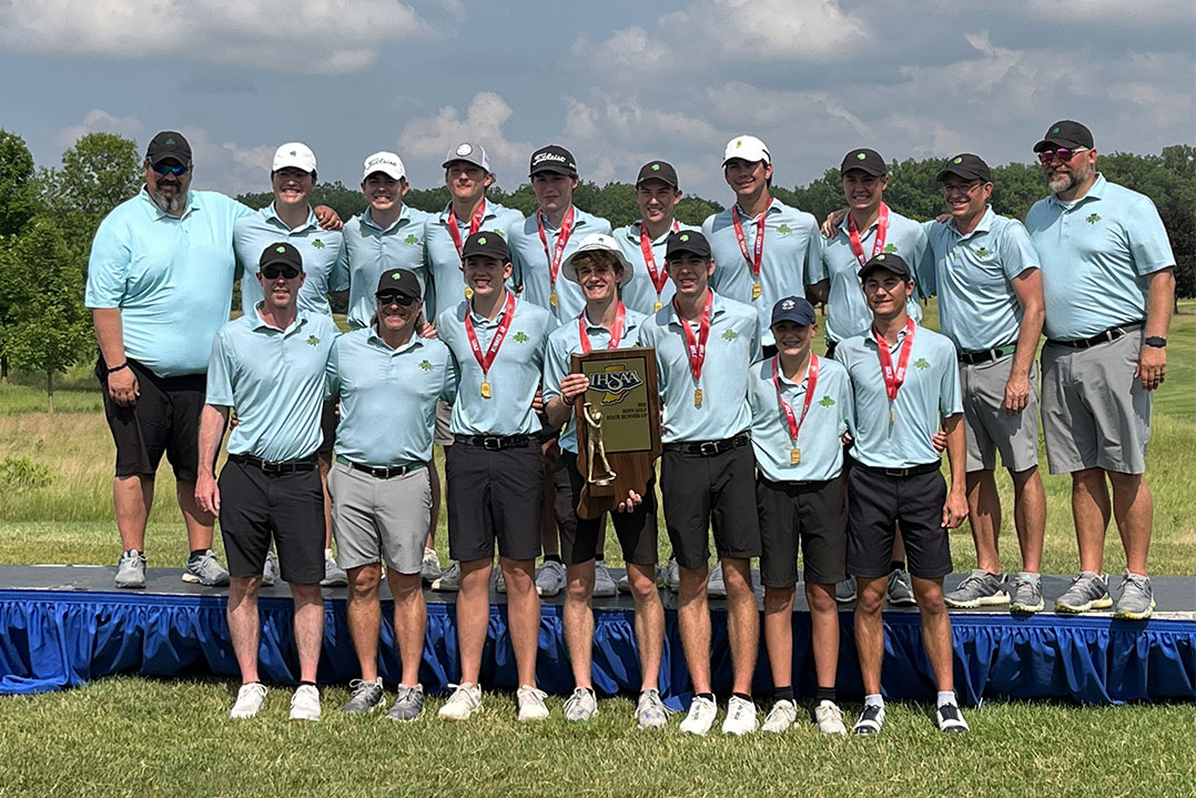 Westfield boys golfers place second in state again 
