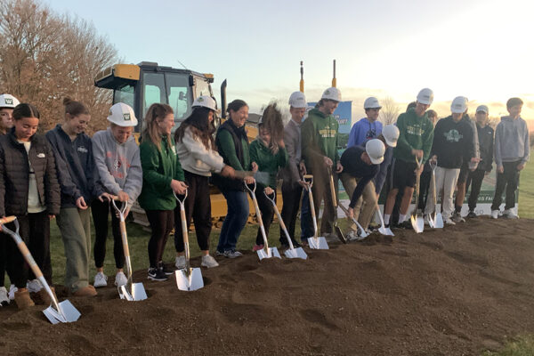 Groundbreaking For WHS Tennis Courts photo 1
