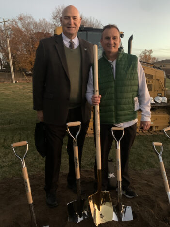 Groundbreaking For WHS Tennis Courts photo 2