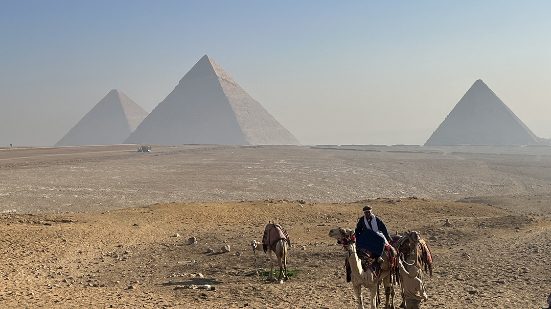 Column: Visiting the Pyramids of Giza