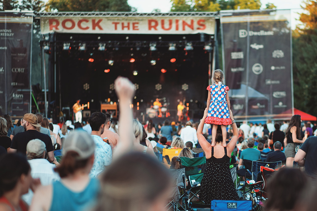 Rock the Ruins: Pandemic-inspired concert series grows into summer tradition at Holliday Park