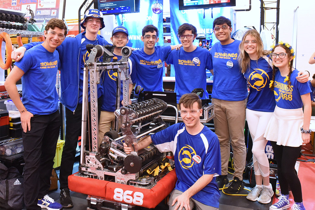 Carmel High School robotics team captures World Championship award