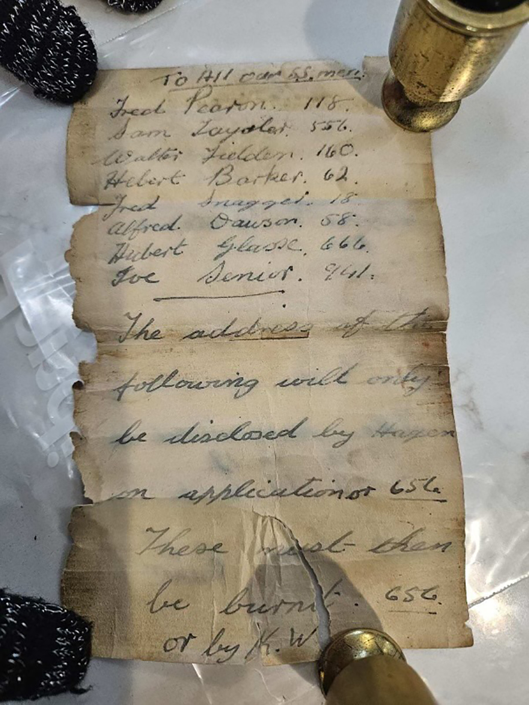 Hidden notes in antique send Carmel woman on quest for answers
